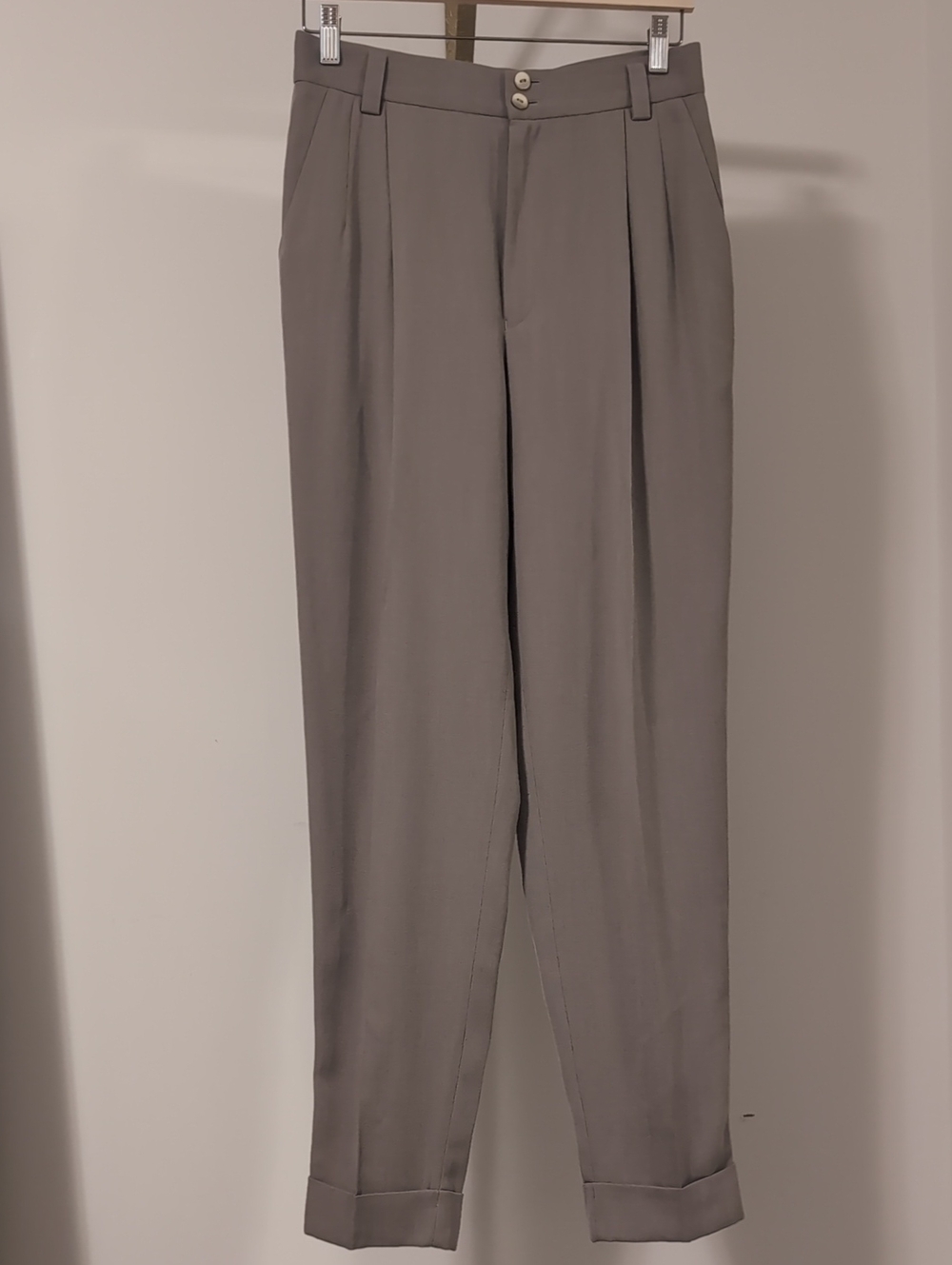 Vintage Edward Chapman Cuffed Pleated Dress Pants